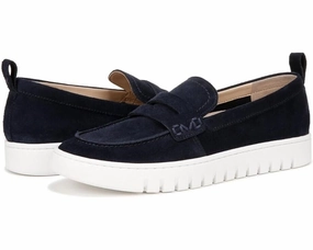 Flexible Cushion Vionic Uptown I6609L1403 Loafer Women's US 7 Navy Suede Casual Shoes ZPO2083