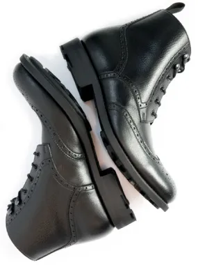 Goodyear Welt Brogue Boots Sharp Look