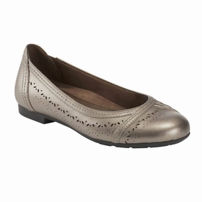 Daily Walk Library Mood Women's Vista Nova Ballet Flat In Platinum