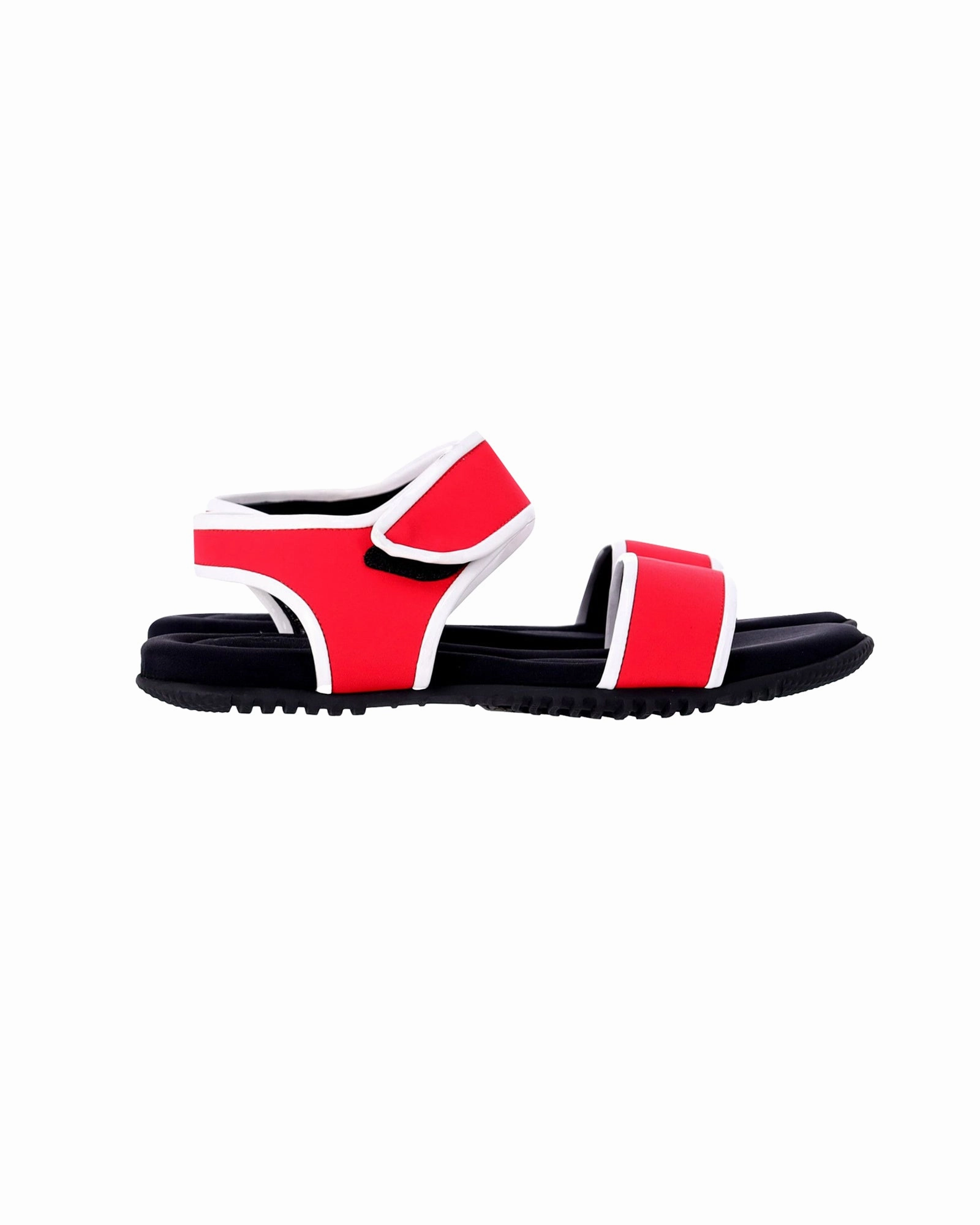 Marni Hook-and-Loop Scuba Sandals in Red Synthetic Textile Fashion Mood Slip-On Style