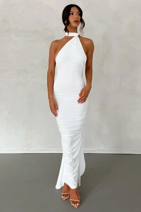 Silky Form Constantina Gown - White