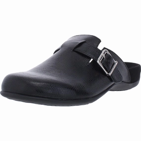 Mallory Womens Textured Slip On Clogs Non-Slip Design