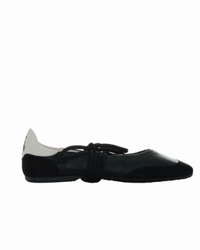 Chill Vibe Trendy Walk Dancing Skin Black Ballet Flats