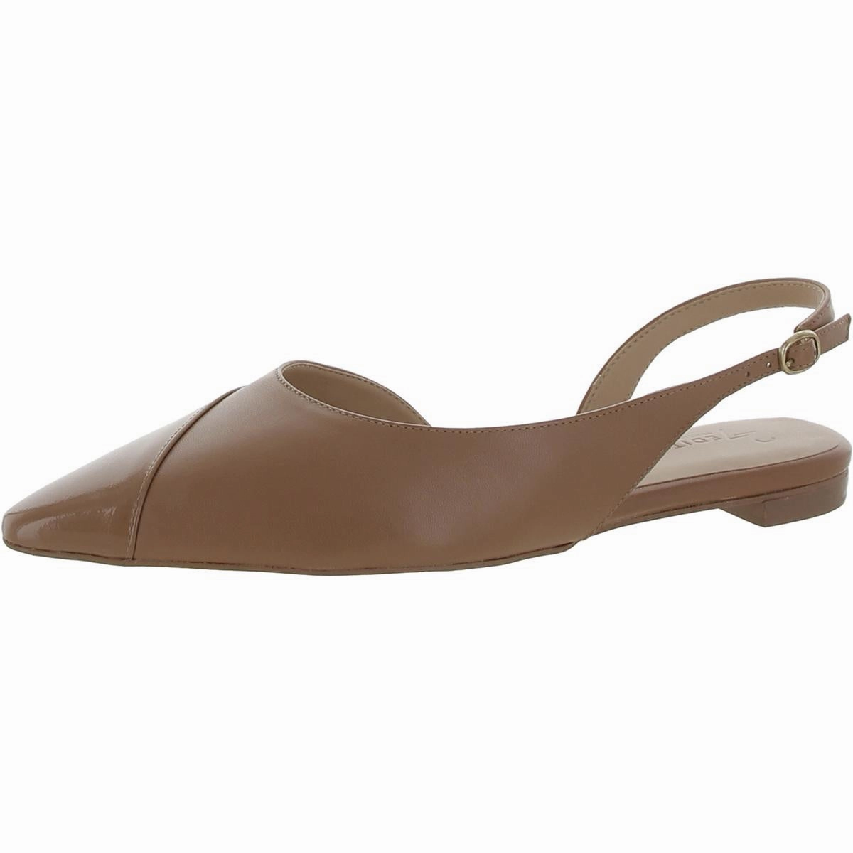 Ring Time Makenna Womens Comfort Insole Pointed Toe Slingbacks