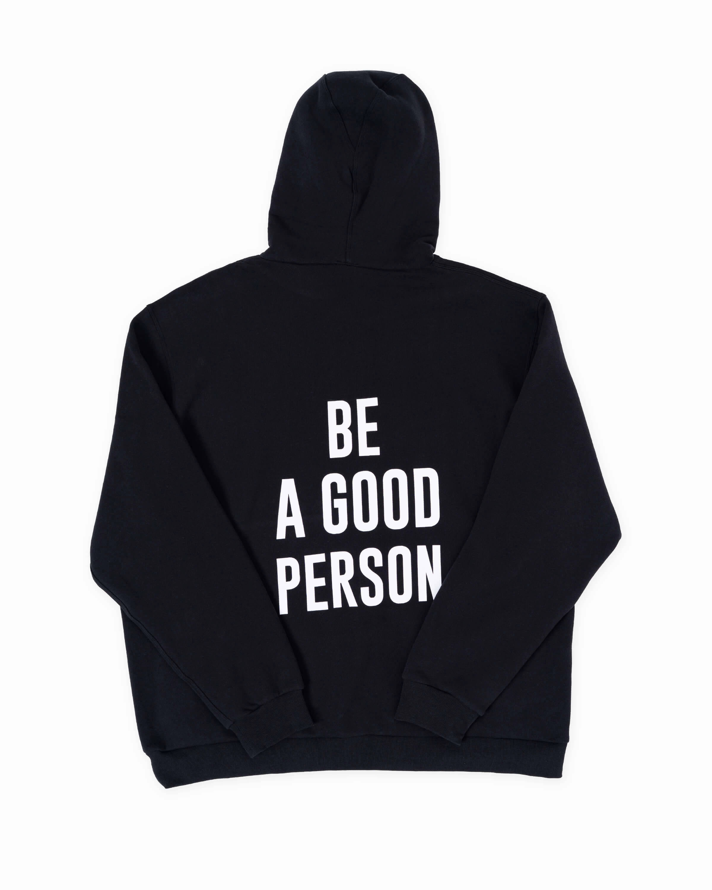 Steady State Pullover Hoodie - Black - lululemon // BE A GOOD PERSON *Pre-Order* Hanukkah wear