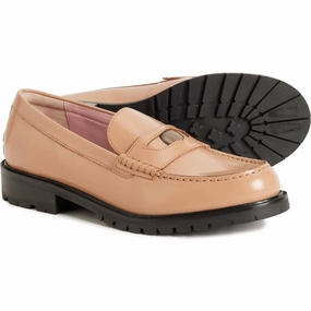 Liv Loafer In Camel Supportive sole Cozy Walking Shoes