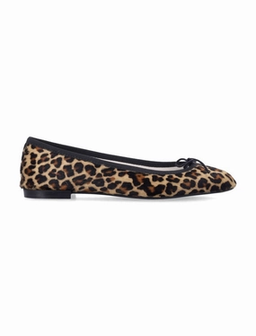 Supportive Fit Yacht Mode Leopard Print Ballet Flats