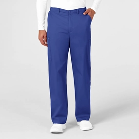 FourWayStretch WonderWORK Men's Cargo Scrub Pant - Galaxy Blue