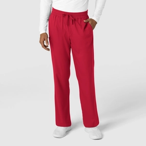 Versatile Comfort Wear Boundless Men's Straight Leg Scrub Pant - Red