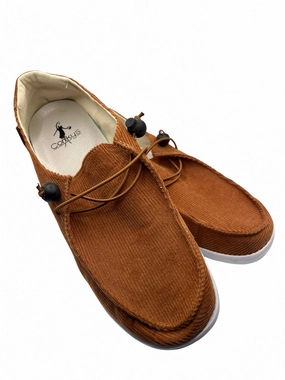 Women Kayak Corduroy Shoe In Cognac Corduroy Retro Vibe