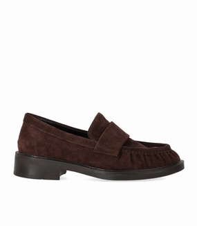 Durable Cushion Brown Suede Loafer