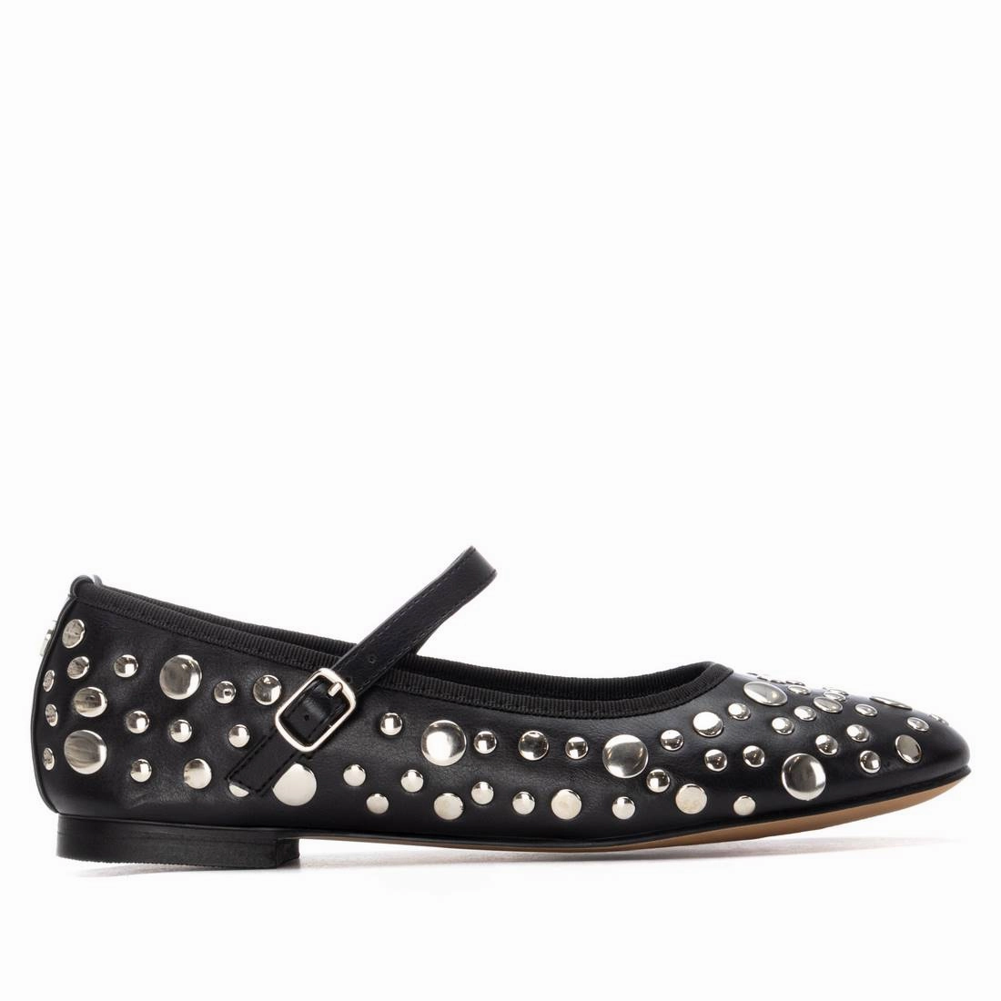 Breathable Slip-Ons Women's Mary Jane Studded Ballet Flats By XTI