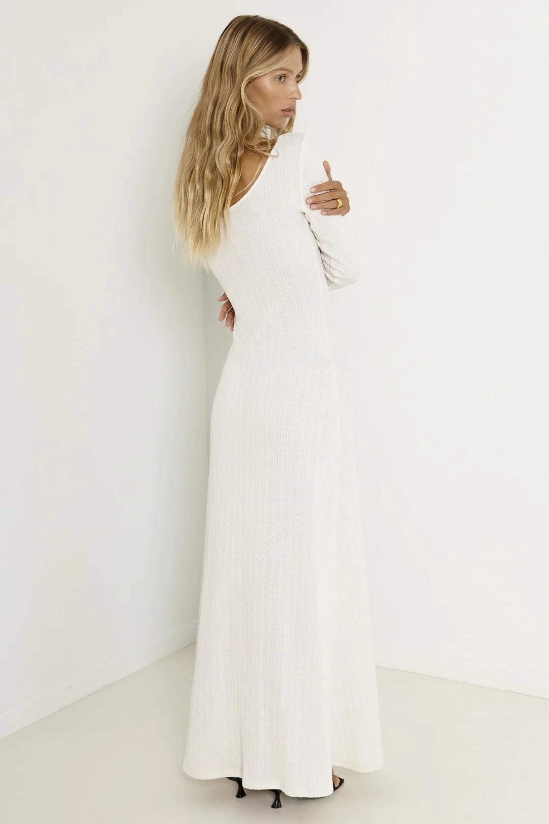 Tallulah Maxi Dress - White Work Mood