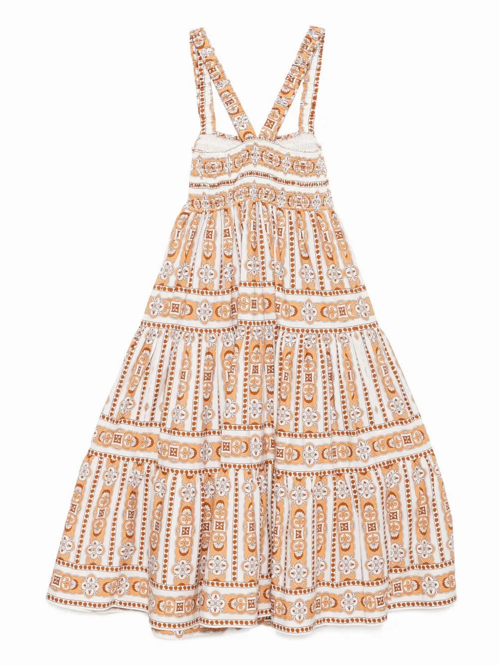 Soft Stitch Taormina Dress in Bria Stripe Egret