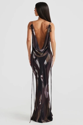 Effortless Touch Amali Dress - Unbound Print