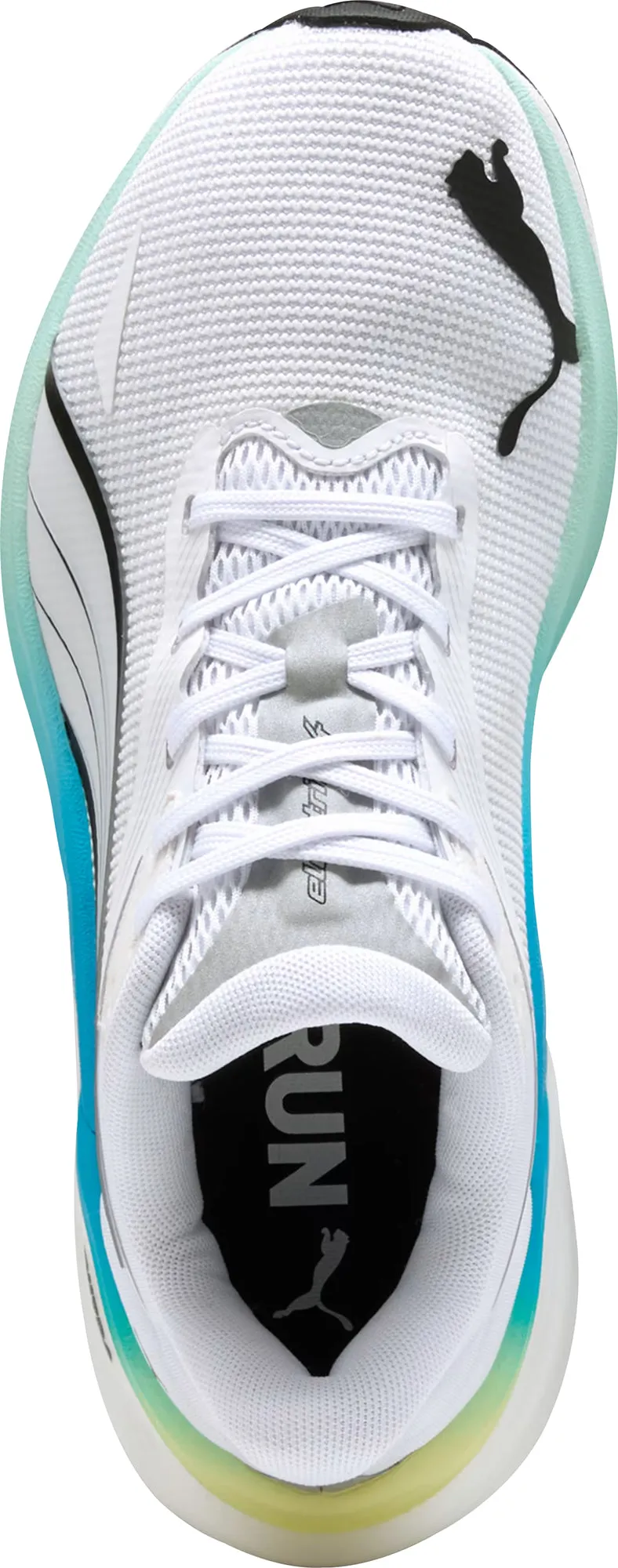 Torque Control Grooves Puma Electrify Nitro 4 Junior Running Shoes - White