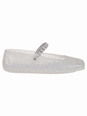Frost Cool Sleek Comfort The Jelly Clear Tpu Ballet Flats