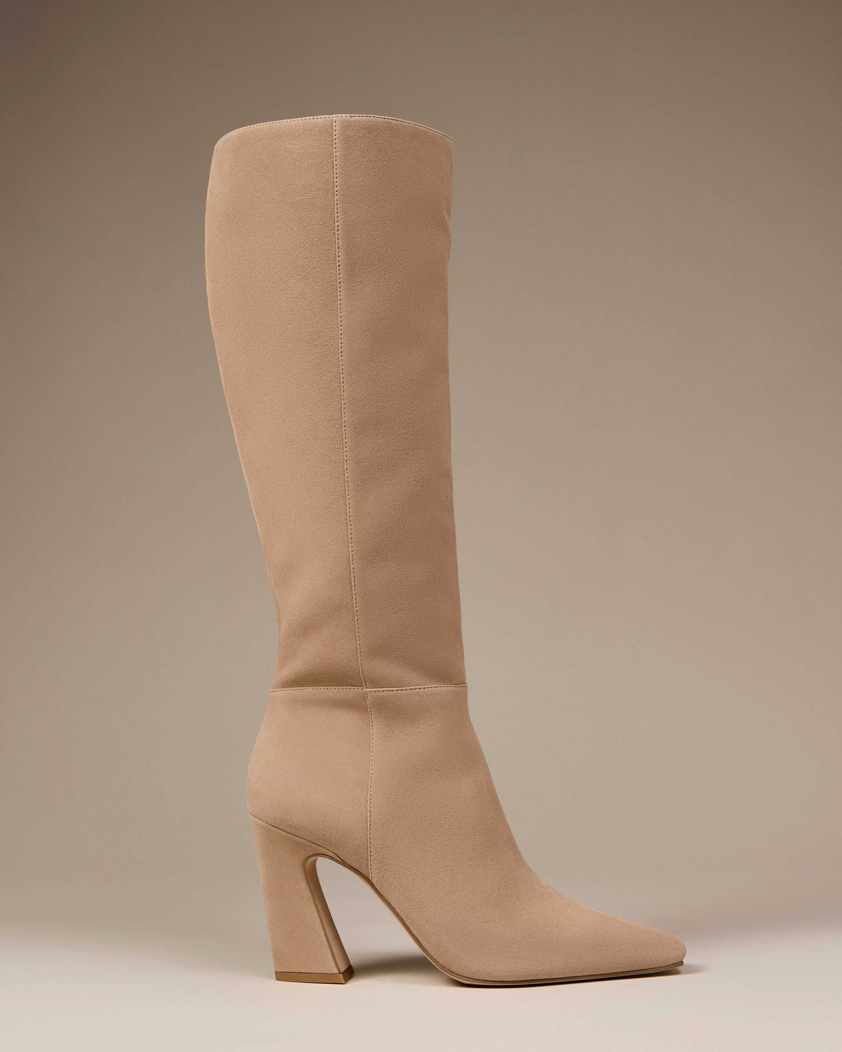 Bennidy Knee High Boot Noise Reducing Sole