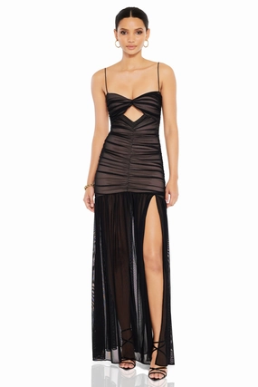 Nookie Monroe Gown - Black Evening Event Cool Season