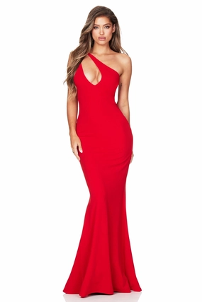 Nookie Lexi One Shoulder Gown - Fire Quick Look Urban Spirit