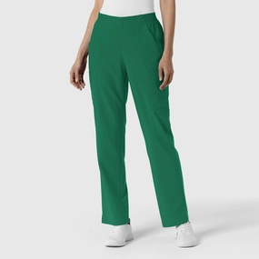 W123 Women's Cargo Utility Scrub Pant - Hunter Casual Comfort Look