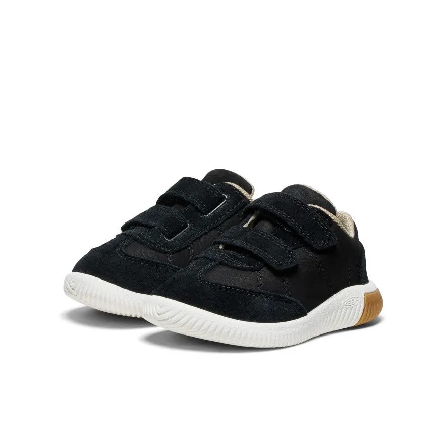 Toddlers' KNX T-Toe Sneaker  |  Black/Star White Lightweight Responsive Cushioning Mesh Lining