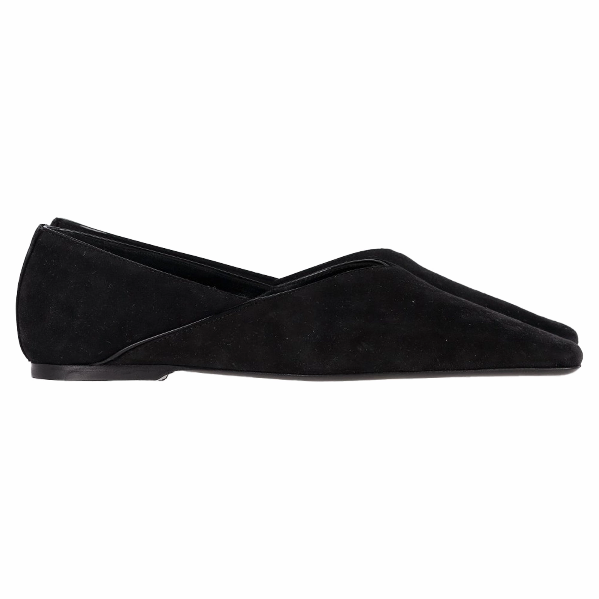 Cozy Fit Tot??me The Everyday Ballet Flats in Black Suede