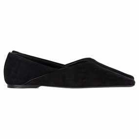 Cozy Fit Tot??me The Everyday Ballet Flats in Black Suede