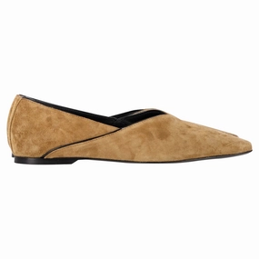 Relaxed Look Tot??me The Everyday Flat Ballet Flats in Beige Suede