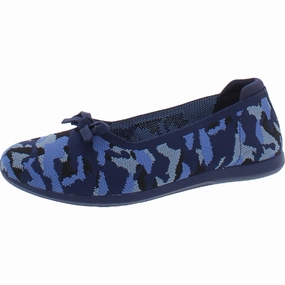 Carly Hope Womens Knit Padded Insole Ballet Flats Main Path