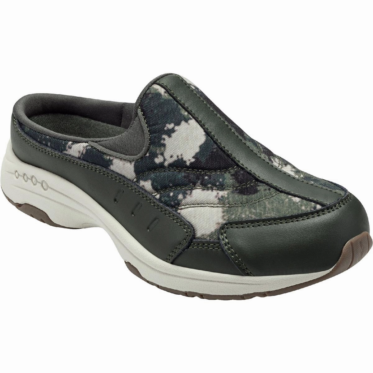 Chic Sole Metro Style Travel Time 539 Womens Leather Slip On Clogs