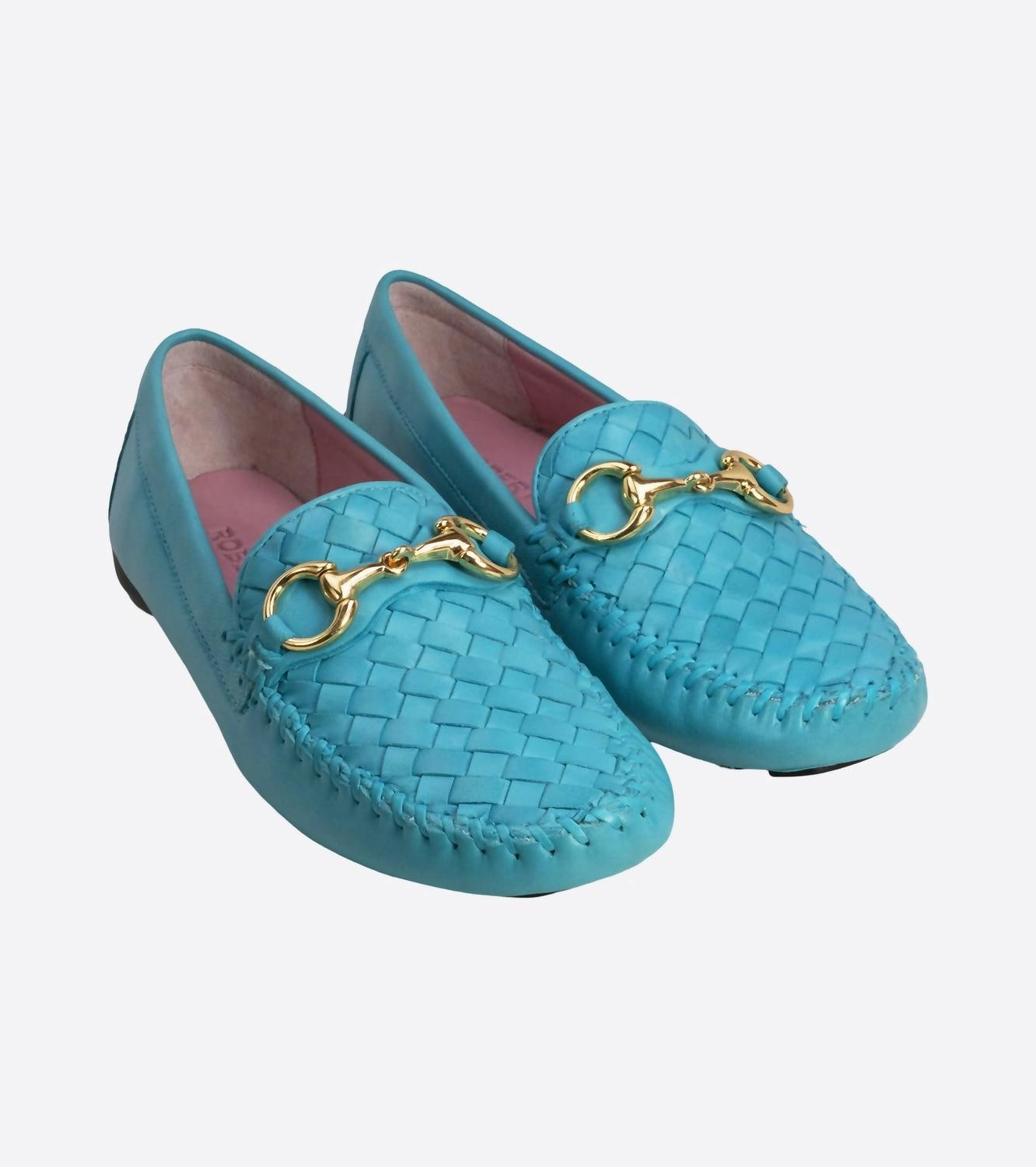 Chain Style Look Point Women's Perlata Loafer In Aqua True Glove