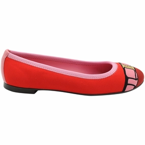 Salvatore Ferragamo Varina Bow-accent Embroidery Knit Ballet Flats in Polyester Morning Step Everyday Shoes