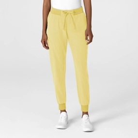 Nova Women's Jogger Utility Scrub Pant - Sunshine Yellow NonChafingEdges