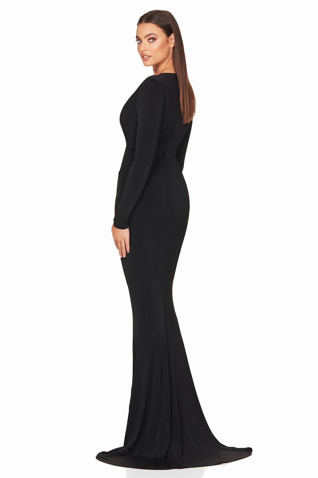 Nookie Farrah Gown - Black Layered Wear Vacation Outfit
