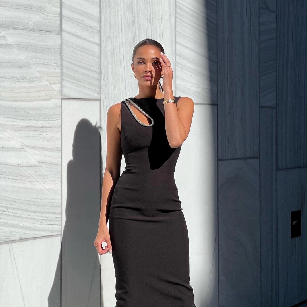 Lux Look AntiPillTreatment Valencia Dress - Black