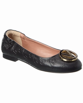 foldable Press Look Valentino by Mario Valentino Calliope Leather Flat