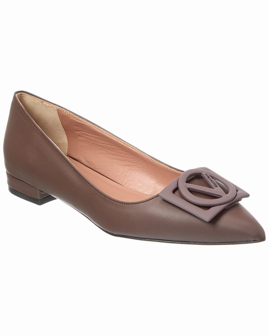 Valentino by Mario Valentino Flora Leather Flat foldable