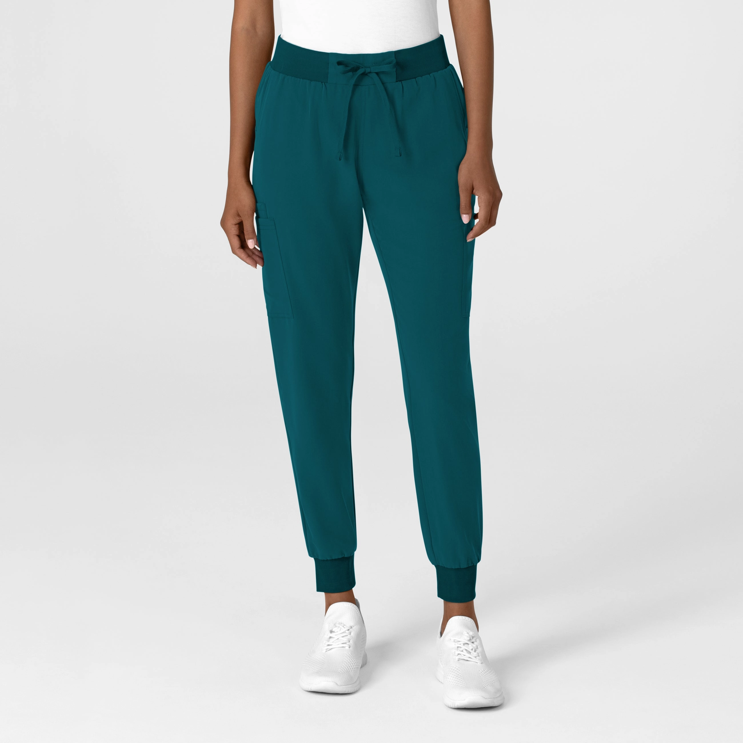 Long Use Urban Look Nova Women's Jogger Utility Scrub Pant - Caribbean