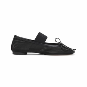 midsole River Walk Black Ballet Shoes