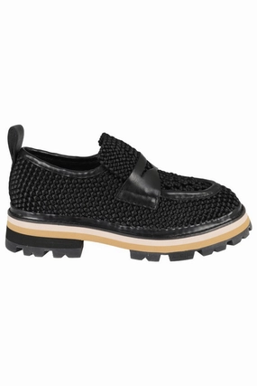 Soft Grip Gift Walk Black Boucl?? Moccasin
