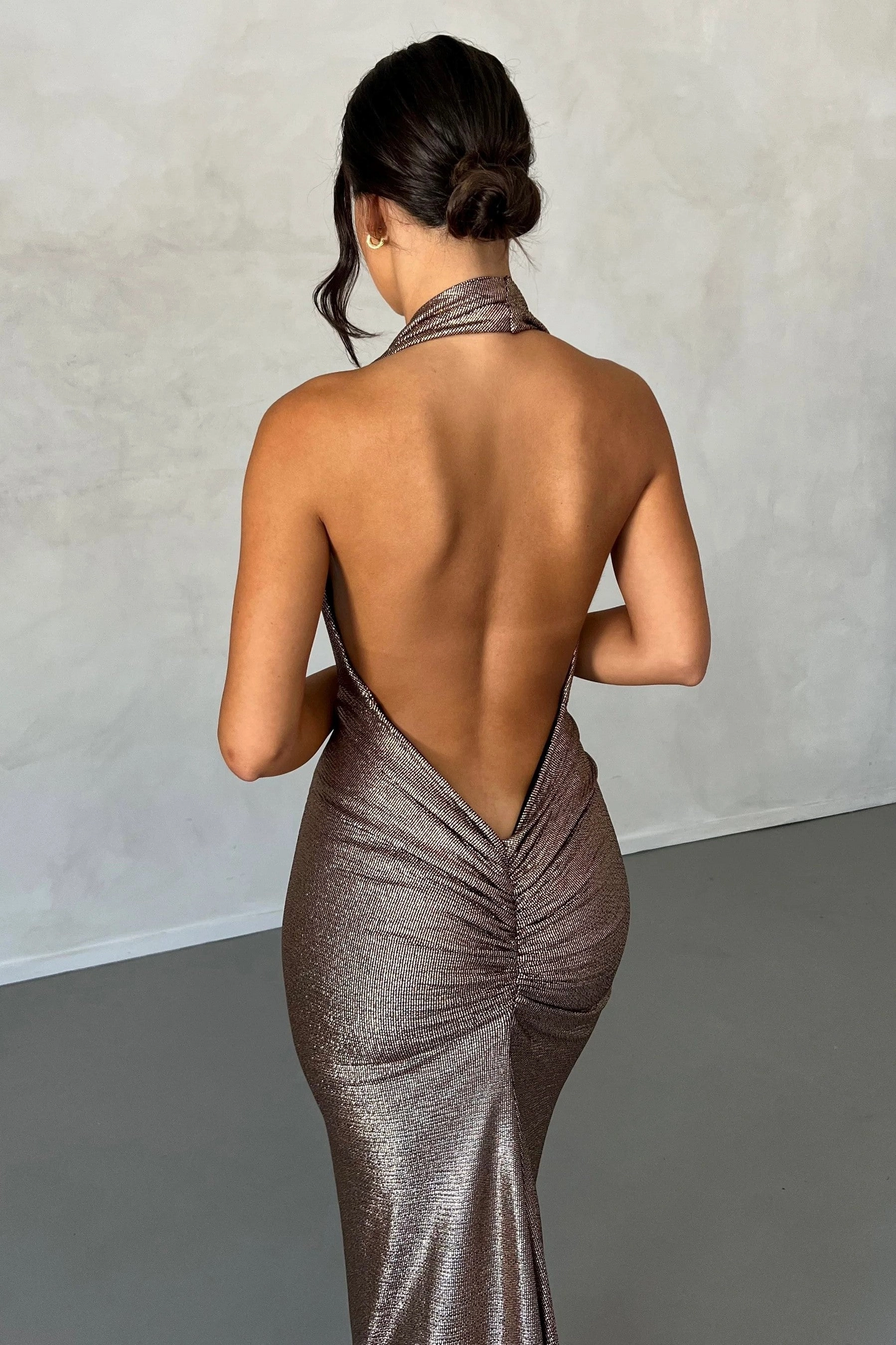 Maria Gown - Bronze Gold Body Safe Vibrant Tone