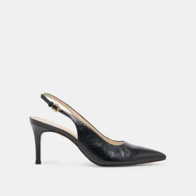quick dry Durable Material ELASI HEELS BLACK LEATHER