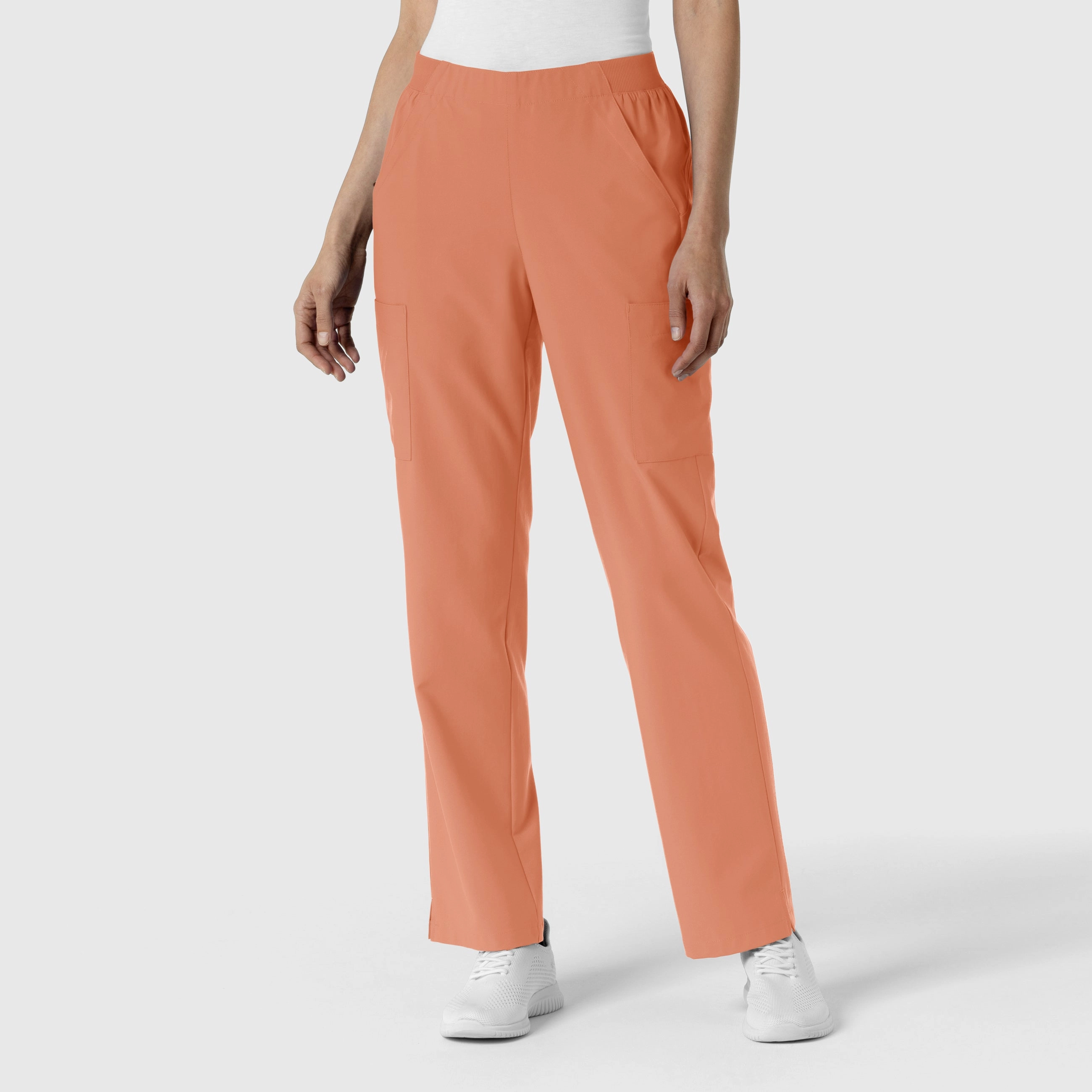W123 Women's Cargo Utility Scrub Pant - Terracotta Move Freely