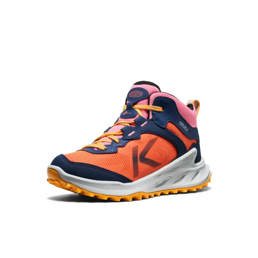 Big Kids' Zionic Waterproof Boot  |  Naval Academy/Nasturtium Secure lacing system Shock Dispersing Midsole