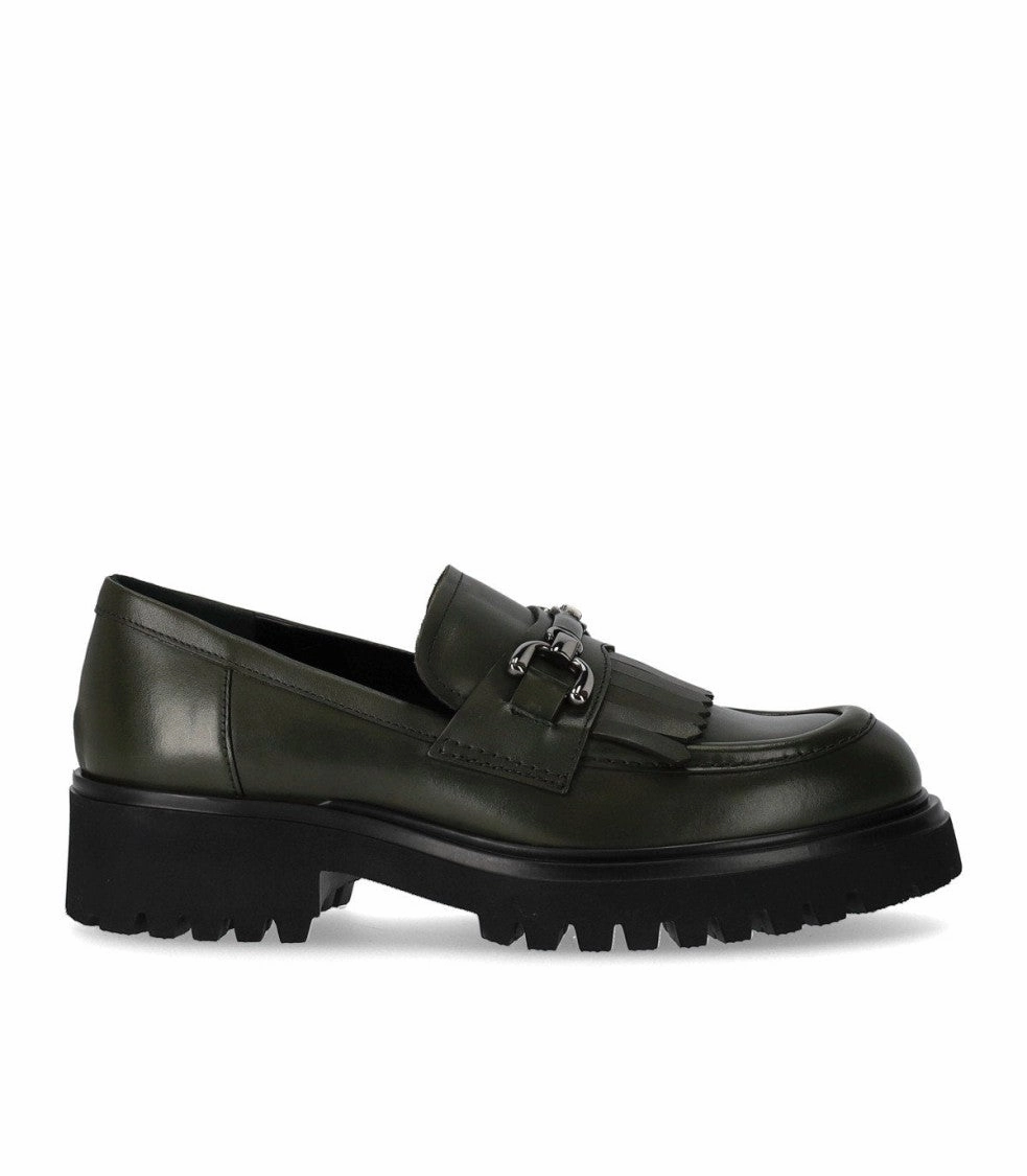 Wau Military Green Loafer Harbor Step