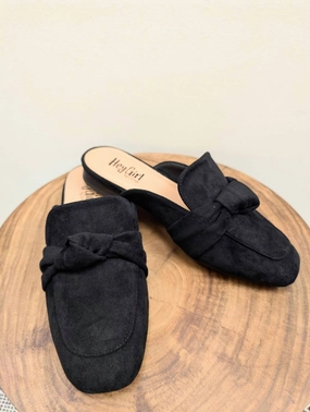 Women Clingy Flats In Black Home Style Versatile Cushioning