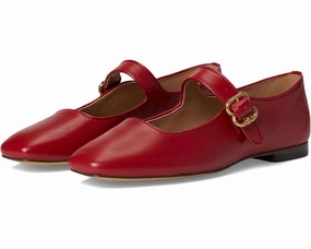 Simple Comfort Women Michaela Flat Shoes In Scarlet