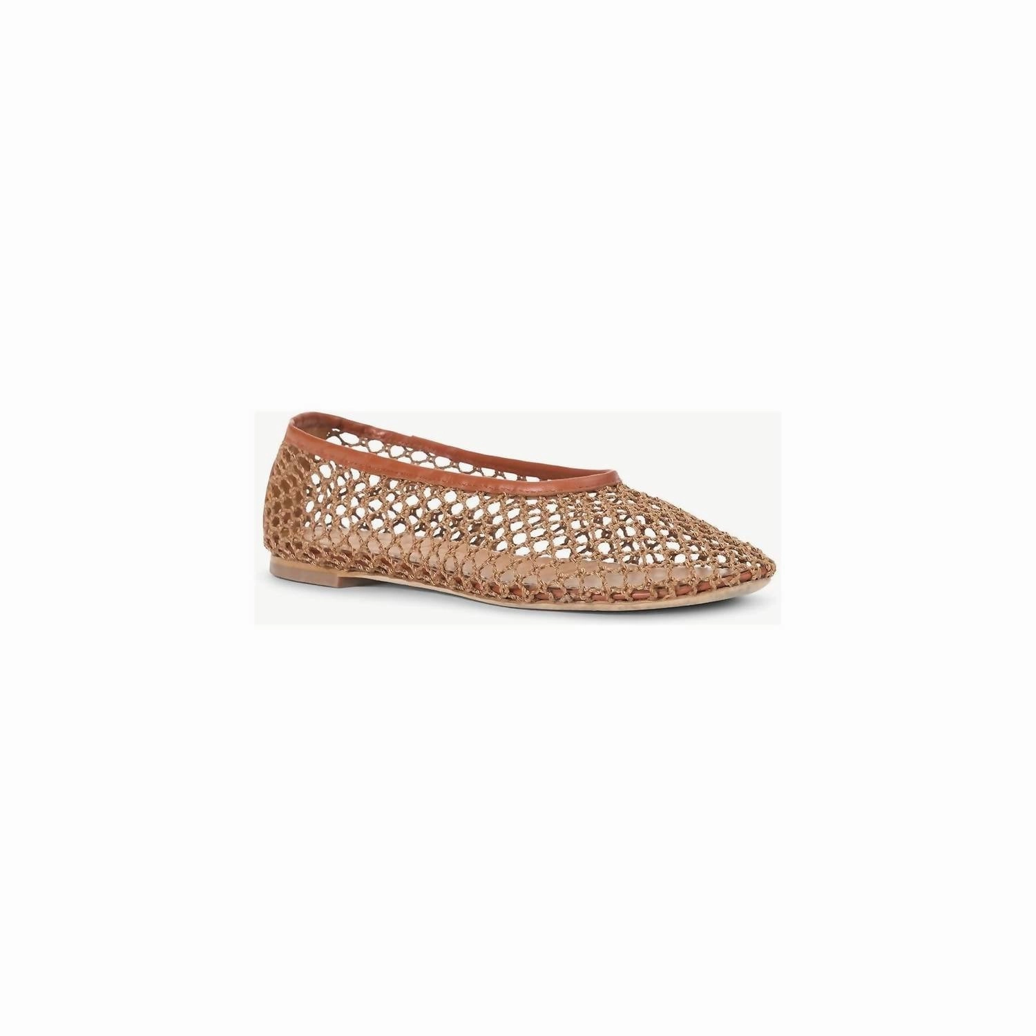Airy Walk Ocean Mood Women's Alba Ballet Flat Shoes In Tan