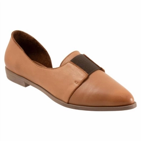 Women's Brenda Flat Shoes In Dark Tan Urban Explorer Shoes Hope Walk
